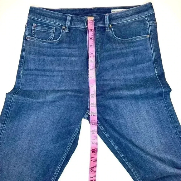 M&S EST. 1884 The Supersoft Sienna Straight Jeans Size 14 Stretch - Picture 5 of 9